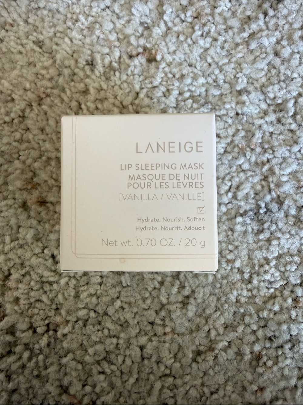 NWT LANEIGE Lip Sleeping Mask - Vanilla Cream